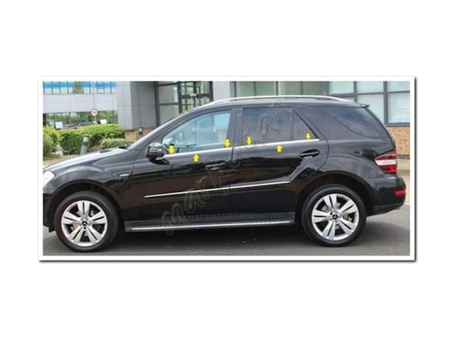 Markadan Mercedes Ml Klasse W164 Krom Cam Çıtası 2006-2011 4 Parç