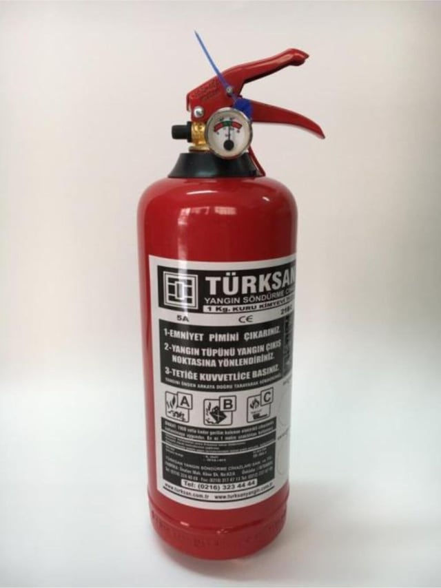 1.kg Abc Tozlu Yangın Söndürme Cihazı