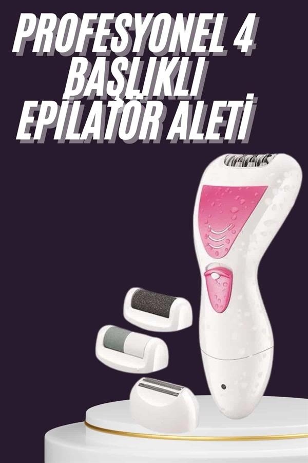 4 - 763 - Başlıklı Lazer Öncesi Kısaltma Epilasyon Aleti Epilatör - Spt-gld - Çok Amaçlı