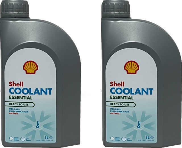Shell Coolant Essential 4 Mevsimlik Mavi Antifriz 1 Litre 2 Adet