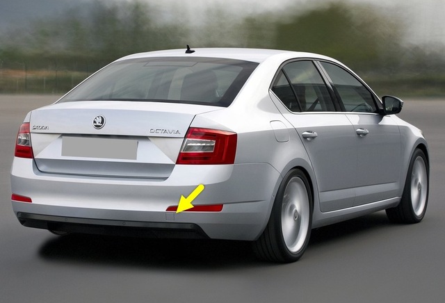 Skoda Octavia Sedan 13-17 Arka Tampon Çeki Demir Kapağı 5E5807441