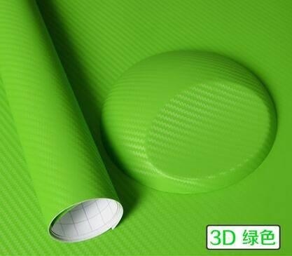 Autofolyo 3D Karbon Folyo Yeşil 127 Cm X