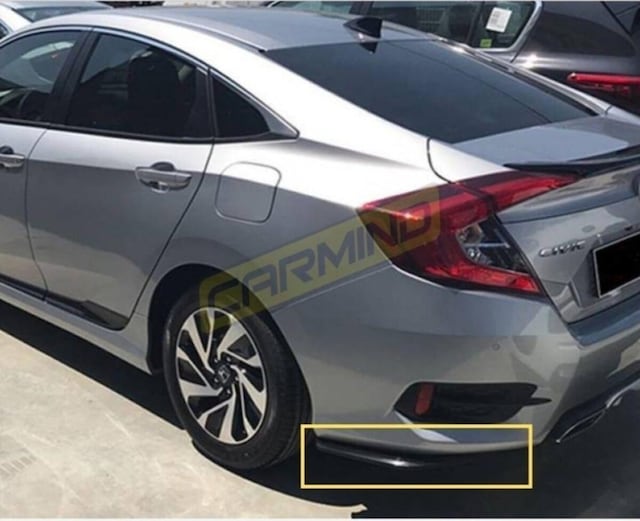 Honda Civic Fc5 Arka Tampon Altı Flap 2016-2019