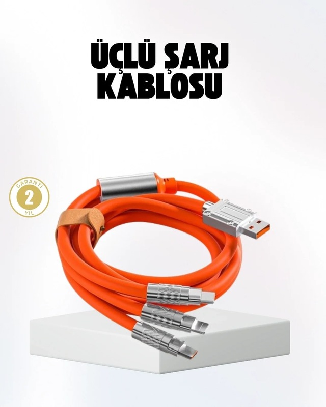 Ers Hızlı Şarj Uyumlu Şarj Kablosu Esnek Yapı, Güçlü Bağlantı, Yüksek Performans