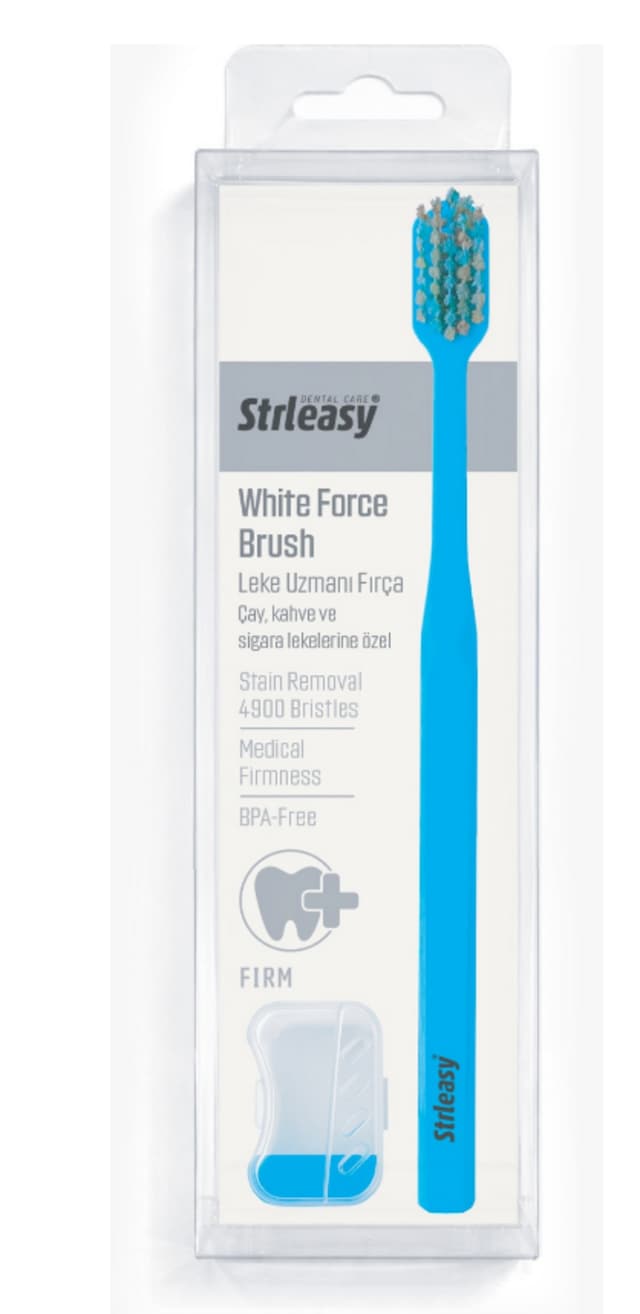 Strleasy White Force Diş Fırçası Sert Mavi