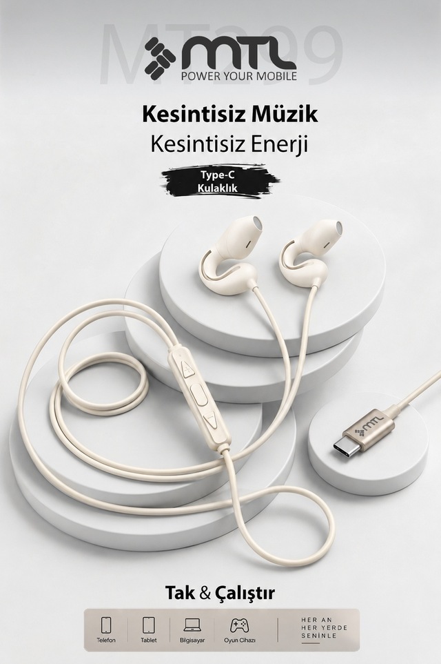 Type-c Açık Kulak Openear Stereo Kulaklık Kancalı Tak Çalıştır Oyuncu Spor Yüksek Ses Kalitesi Mt299