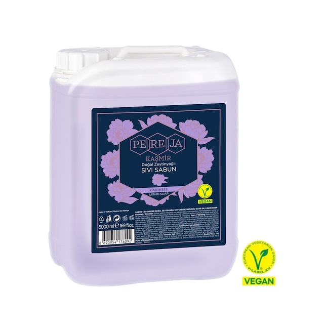 Pereja Kaşmir Doğal Zeytinyağlı Sıvı Sabun 5000 Ml