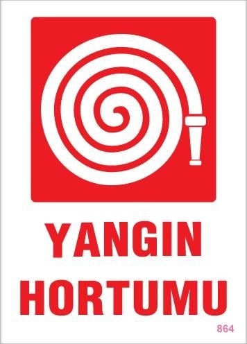 Buradabulabilirsin Yangın Hortumu Uyarı Levhası 25x35 Kod:864 Nl
