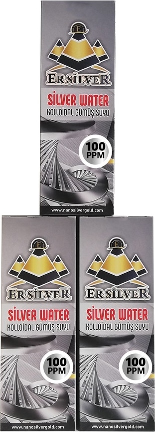 Kolloidal Gümüş Suyu 100 Ppm 3 Al 2 Öde