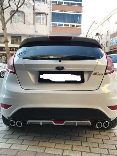 Ford Fiesta Difüzör 4 Egzoz Görünüm Difizör Arka Tampon Eki