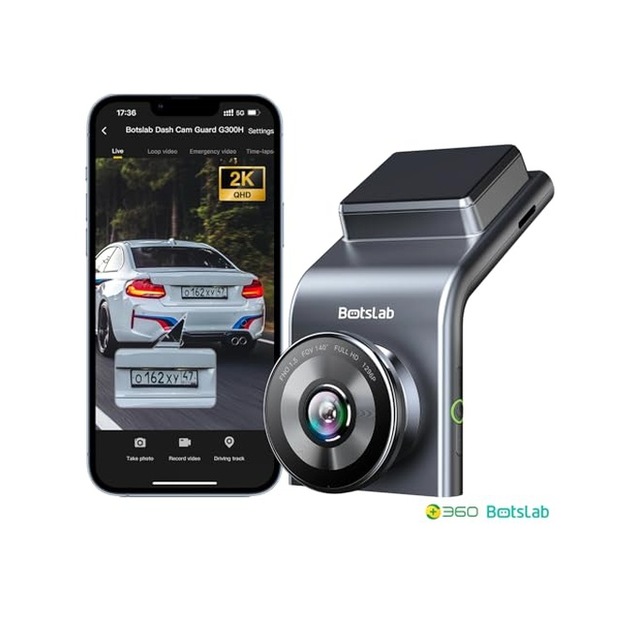 360+ G300h Pro 3k Qhd Adas Wifi + Gps 140 Geniş Açı Gece Görüşlü Akıllı Araç İçi Kamera