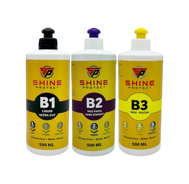 Shine Protect Pasta Cila Hare 3'lü Set Menşei Almanya 500 ML Set B1-B2-B3