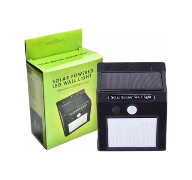 Bahçe Aydınlatma Sensörlü Güneş Enerjili Duvar Lambası 40 Led Işık Diğer