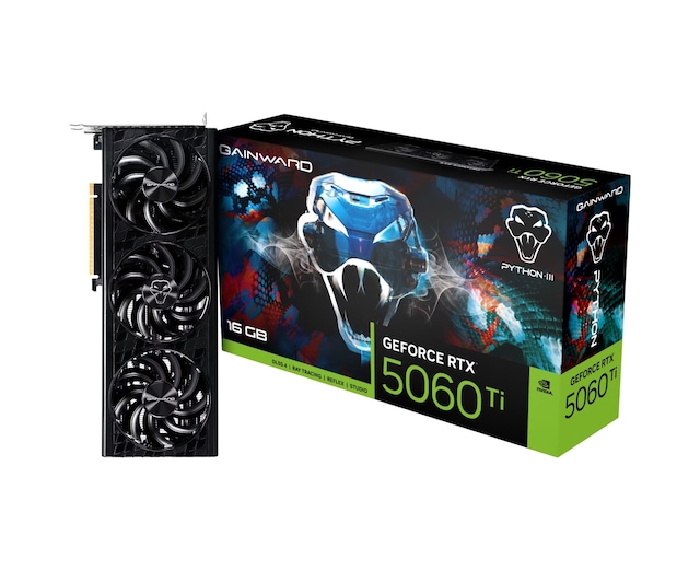 Gainward RTX 5060 TI Python III NE7506T019T1-GB2061T 128 Bit GDDR7 16 GB Ekran Kartı