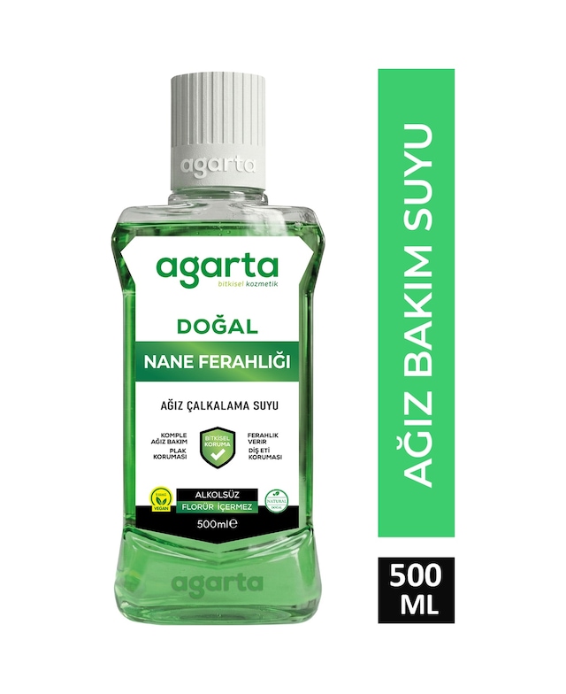 Agarta 500 ML Ağız Bakım Suyu Ferah Nefes Alkolsüz