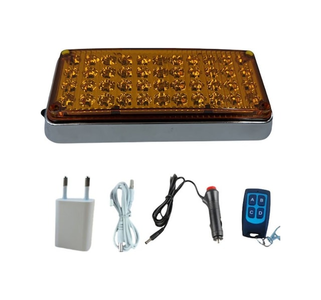 Space Tepe Çakar Lamba 44led Amber Kumandalı / Lapa119-1 O A344622024-1