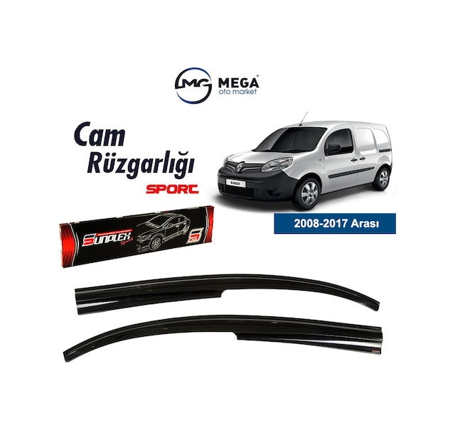 Renault Kangoo 2008-2017 Arası Mugen Cam Rüzgarlık Sunplex