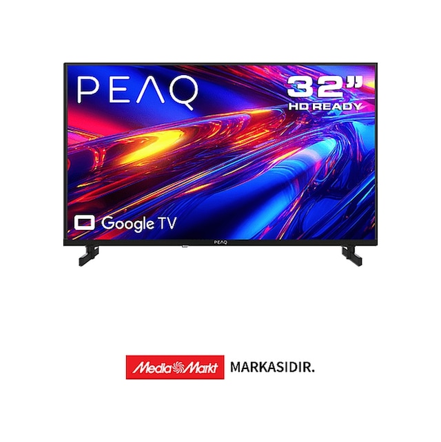 Peaq 32P8000 32" Smart TV Google İşletim Sistemli Dahili Uydu Alıcılı LED TV