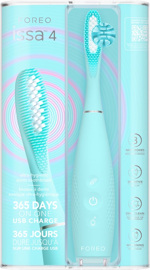 Issa 4 Hybrid Silikon Diş Fırçası, Arctic Blue