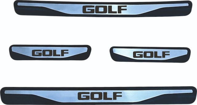 Golf 7 Kapı Eşiği 2013-2019 New Krom Kapı Eşiği 4 Parça Paslanmaz Çelik