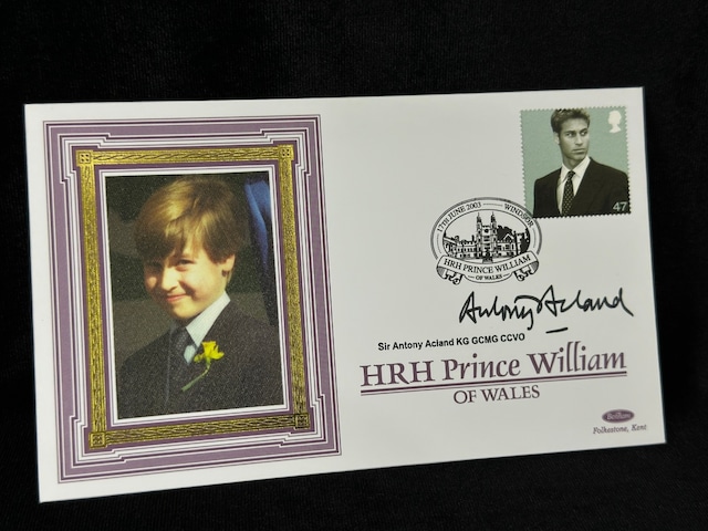 Benham Fdc Prince / Prens William 21. Doğum Günü İlk Gün Zarfı Islak İmzalı Limited 13/500