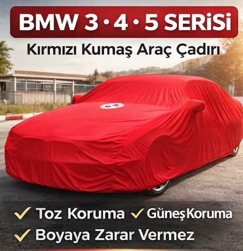 Bmw E36 Kasa Kırmızı Bmw Logolu Araç Çadırı