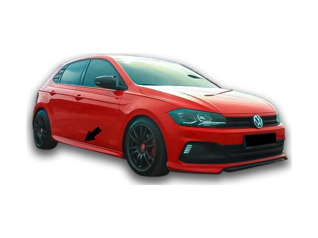 Volkswagen Polo 2018 Yan Marşpiyel Plastik Boyasız