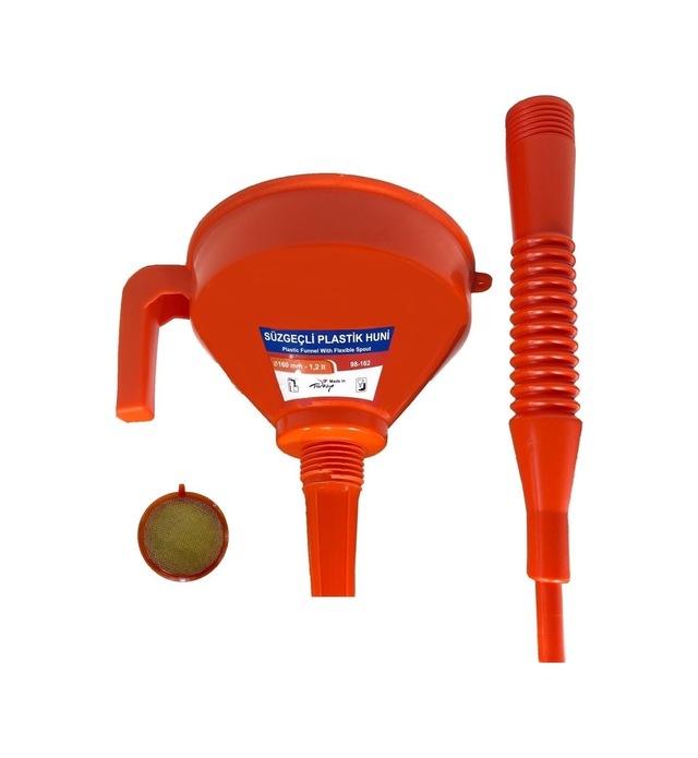 Plastik Huni 16 Cm Süzgeçli