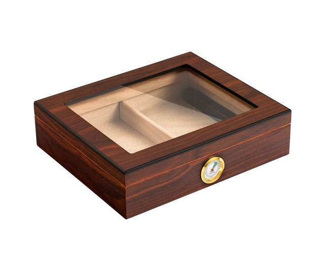 Falconetti Kahverengi Camlı Humidor Puro Kutusu Rc06khv