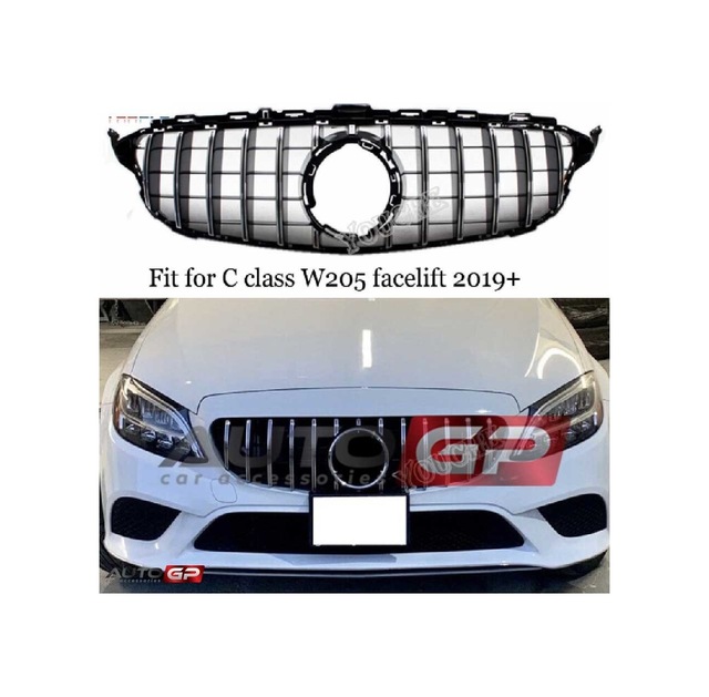 Mercedes W205 Gtr Ön Panjur Izgara Seti Amg 2019+ C Serisi