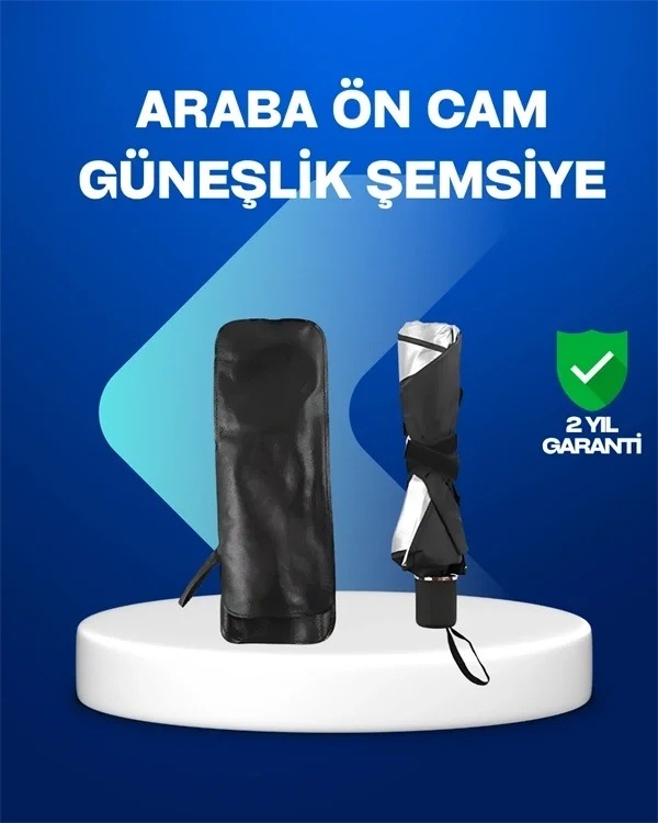 Ers Yüksek Kaliteli Cam Elyaf İskeletli Araba Şemsiyesi Tüm Araçlara Uygun