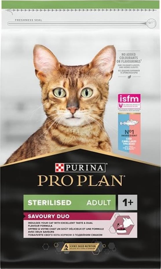 Purina Pro Plan Sterilised Morina ve Okyanus Balıklı Kısırlaştırılmış Yetişkin Kedi Maması 10 KG