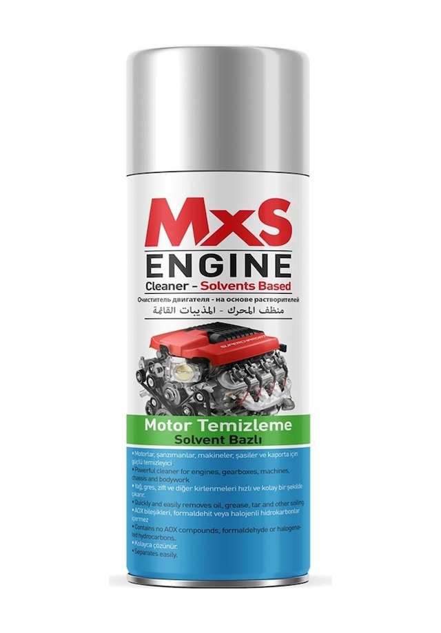 Mxs Motor Temizleme Spreyi - Solvent Bazlı