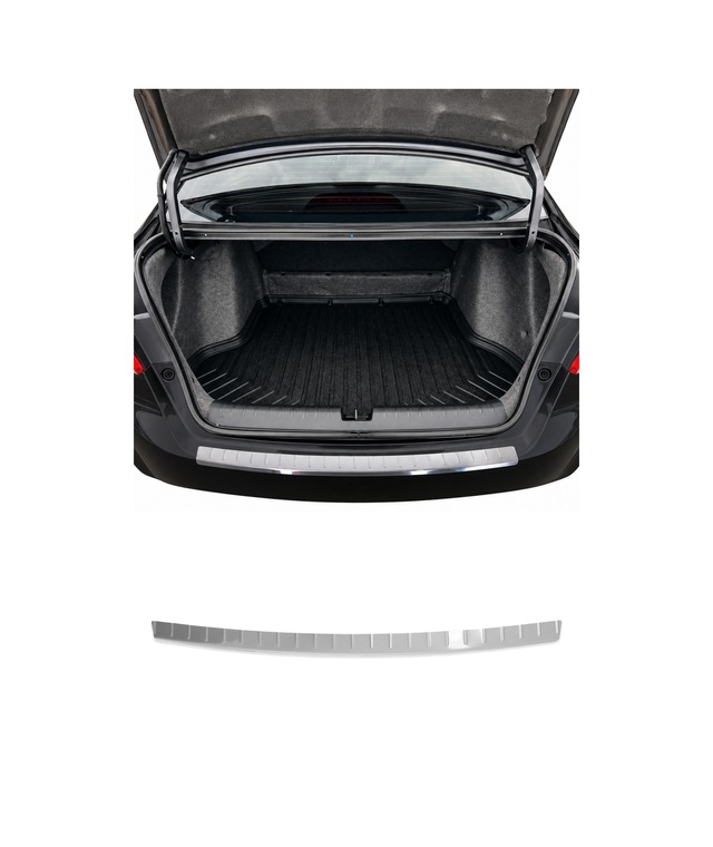 Honda City Sedan 2021-2027 Uyumlu Krom Arka Tampon Eşiği Paslanmaz Çelik