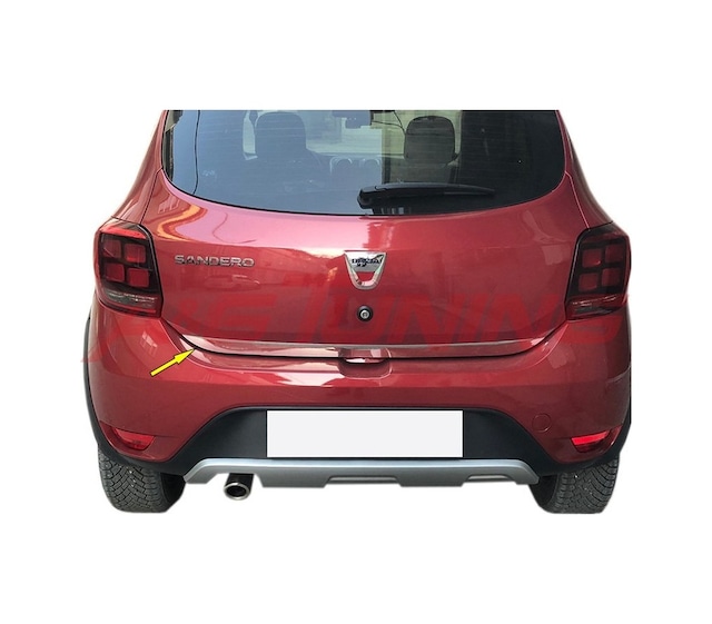 Dacia Sandero Krom Bagaj Alt Çıta Formlu 2013-2020 Arası Paslanm