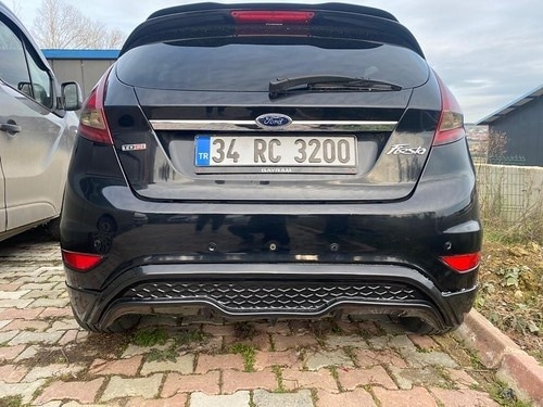 Ford Fiesta St Difüzör Arka Ek Parlak Siyah