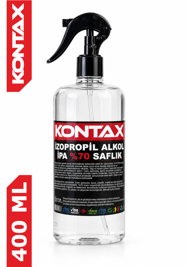 Kontax İzopropil %70 Saflıkta 400 Ml Tekli