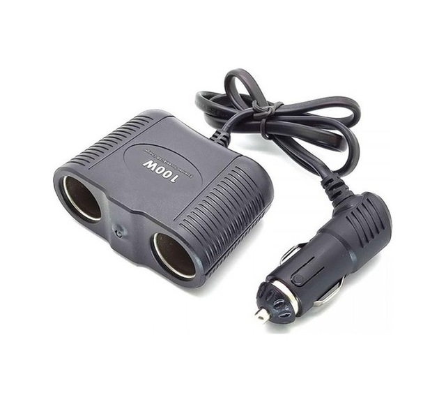 2 Port Araç Çakmak Çoğaltıcı 2 Li Araç Çakmak Çoklayıcı 50 Cm Çakmak Uzatıcı