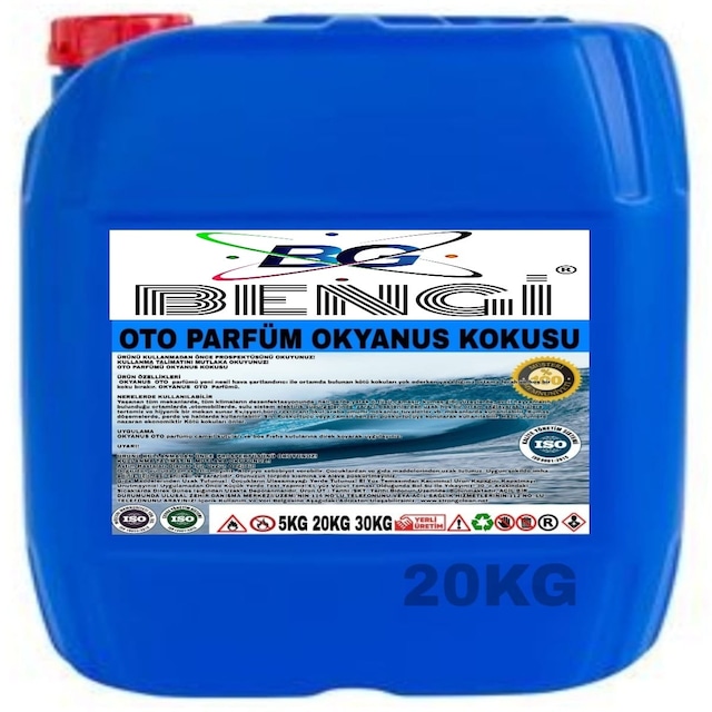 Oto Parfüm Okyanus Kokulu 20 Kg Bengi