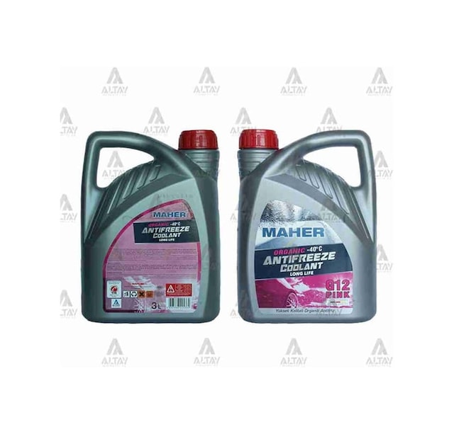 MAHER 11487 Antifriz Kırmızı Seri %50-14° %100 -40° 3 Litre