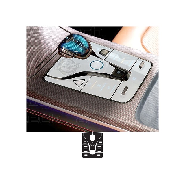 Byd Han Uyumlu Vites Etrafı Piano Black Tpu Koruyucu 6 Lı Set