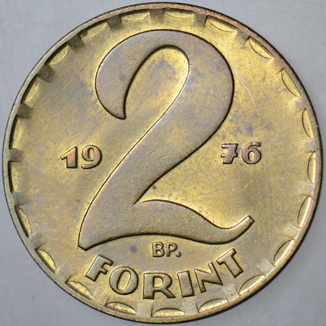 Macaristan 2 Forint 1976 Çilaltı.