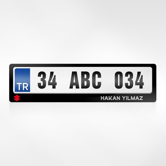Kişiye Özel Isimli Suzuki Logolu Plakalık 264845301