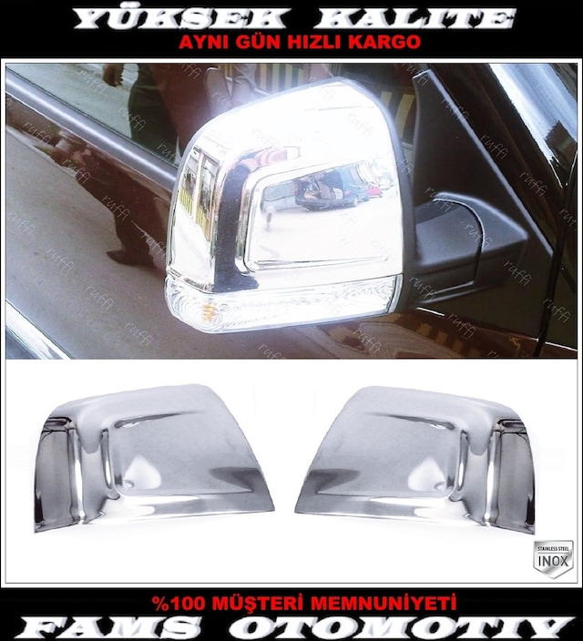 Fiat Doblo Krom Ayna Kapağı 2 Prç. 2010-2022 P. Çelik
