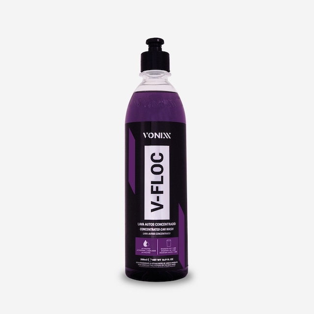 Vonixx V-floc Ph Nötr Oto Yıkama Şampuanı Yüksek Kayganlık & Parlaklık - 500 Ml
