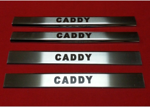 Volkswagen Caddy Krom Kapı Eşiği 2003-2014 Paslanmaz Çelik
