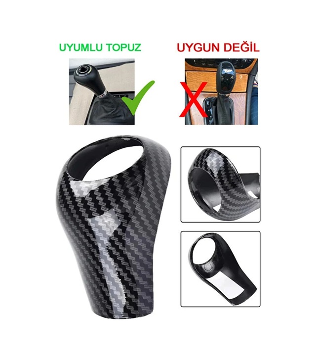 Mercedes Vites Topuz Karbon Kaplama W204 W212 W207 Diğer