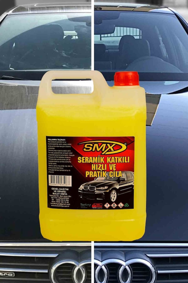 Smx Seramik Katkılı Hızlı Ve Pratik Cila 5 Lt -m.fiber Bez
