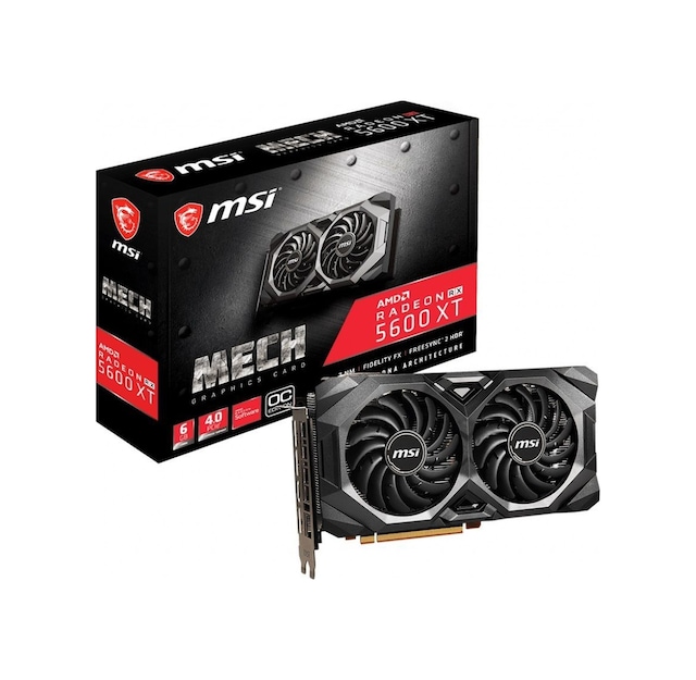 MSI AMD Radeon RX 5600 XT Mech OC 6 GB 192 Bit GDDR6 Ekran Kartı
