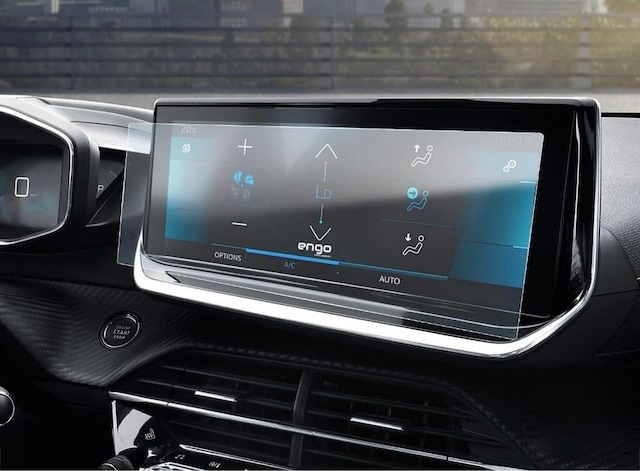 Peugeot 208 10 İnç Ekran Koruyucu Multimedya Şeffaf Nano